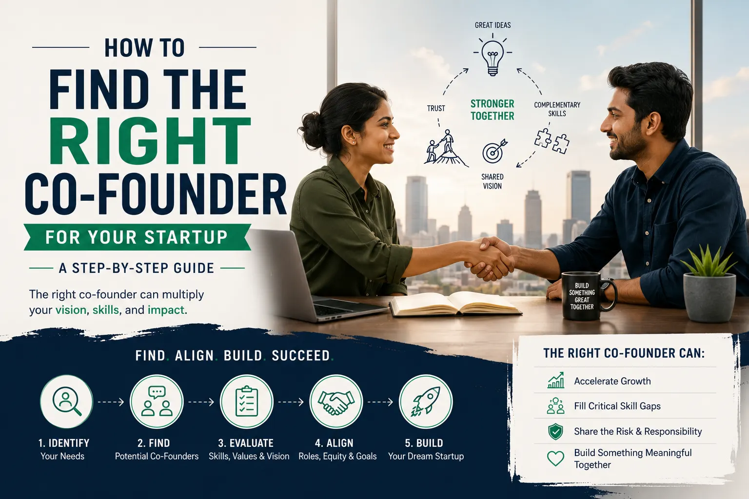 How to Find the Right Co-Founder for Your Startup: A Step-by-Step Guide
