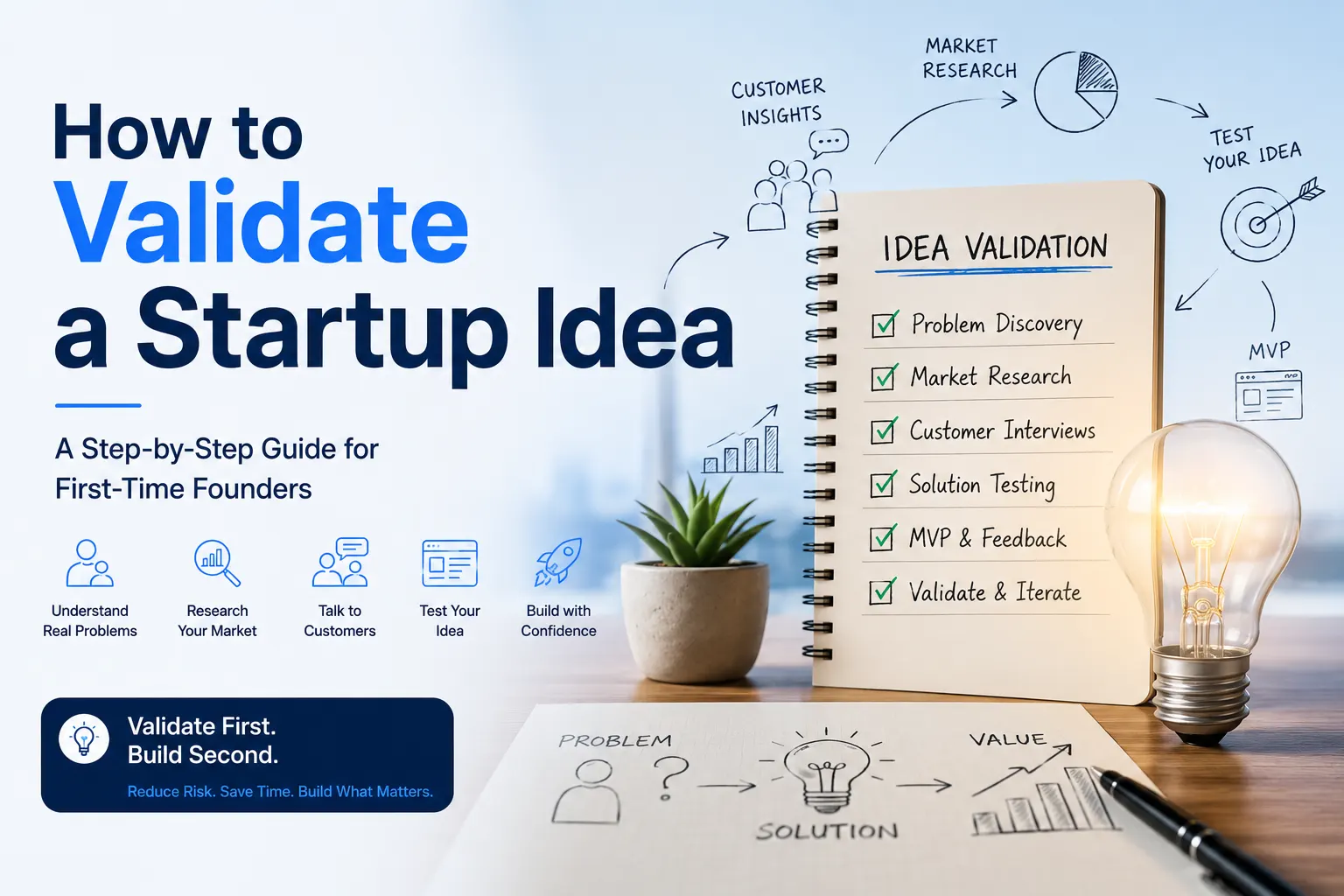 How to Validate a Startup Idea: A Step-by-Step Guide for First-Time Founders